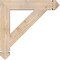 Ekena Millwork Traditional Arts & Crafts Smooth Bracket, Douglas Fir, 3 1/2"W x 22"D x 22"H BKT04X22X22TRA03SDF - alternate 3